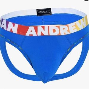 Almost Naked Cotton Pride Air Jock  Blue SZ L